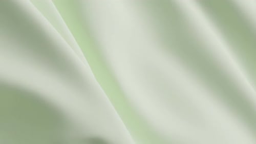 Abstract Tenderness Green Silk Background Luxury Wave Cloth Satin Pastel Color Fabric Milk Liquid
