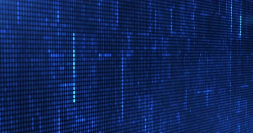 Fond numérique abstrait avec néons lumineux, cyberespace futuriste. big data