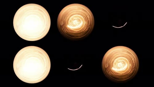 Animated Light Bulbs Turn On And Off