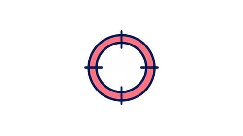 Icône d'interface utilisateur colorée animée Bonus Pursuit