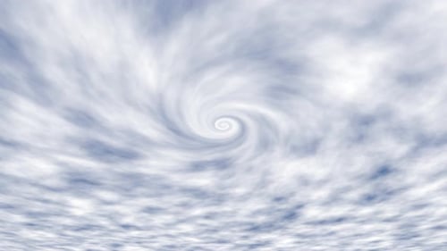 Sky and cloud vortex
