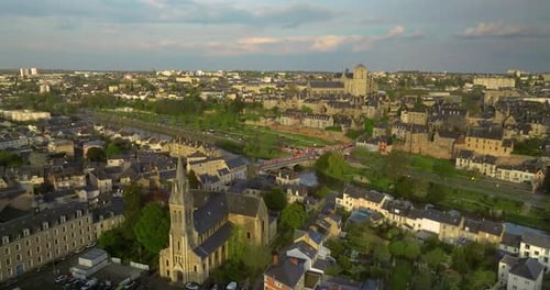 Flying Over the Famous City in France Which Hosts 24 Hour Races The Most Popular Race Track in the