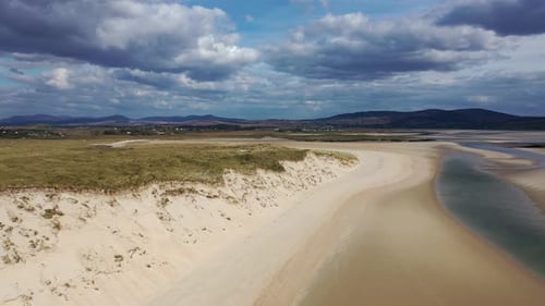 Amazing Dunes at Sheskinmore Bay Between Ardara and Portnoo in Donegal Ireland