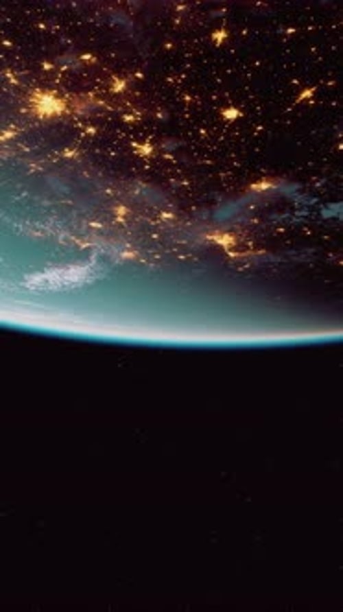 Earths Night View From Space