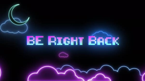 Be Right Back Animation Loop, Backgrounds Motion Graphics ft. pixel art ...
