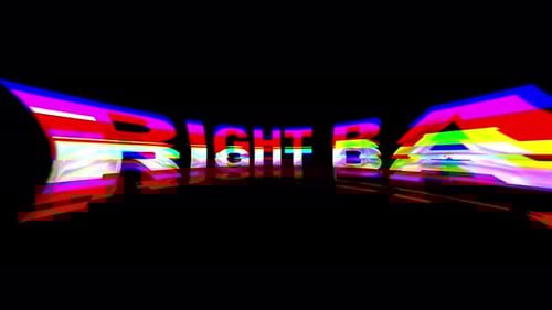 Dynamic Be Right Back Glitch Text Animation