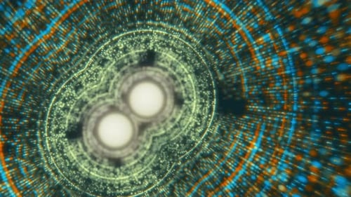 Hintergrund eines Fluges durch den Technologietunnel
