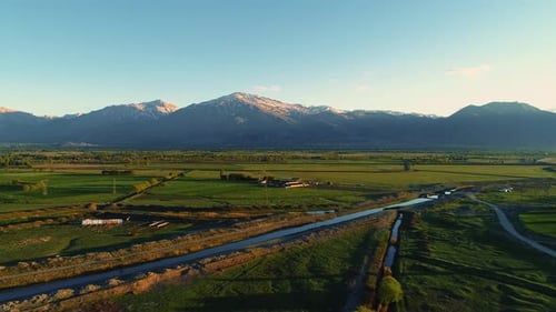 River And Mountain View