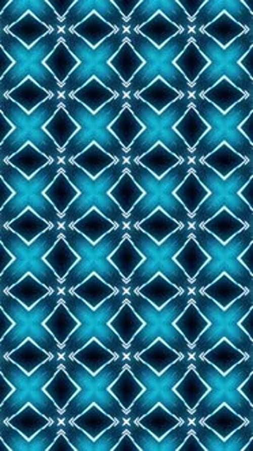 Hintergrundbewegung mit fraktalem Design, Kaleidoskop-Sequenzmustern, vertikales Video