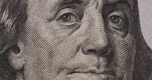 Hundred USD cash macro view. 100 Dollar Cash.