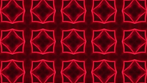 Seamless Red Geometric Abstract Lines Looping Motion Background