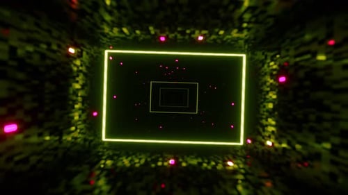Fondo de renderizado de Vj Loops Neon
