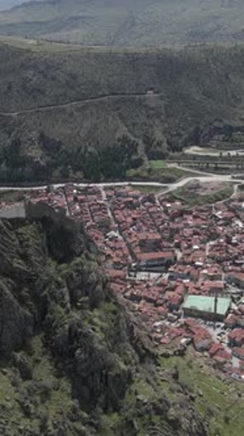 Imposing Castle Aerial View