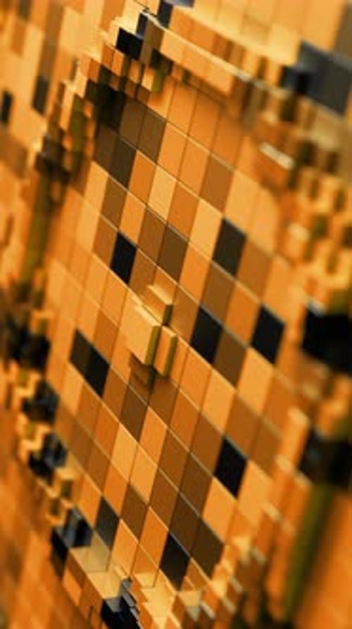 Abstract Geometric Grid Waving Background Loop