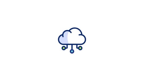 Flat Design Animated Technology and Data Icons Pack