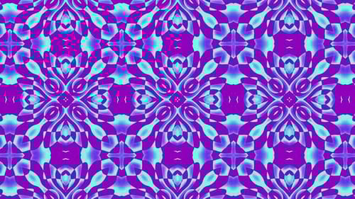 Abstract Fluid Morphing Kaleidoscope Pattern Background