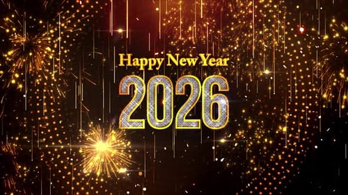 Plano de fundo de feliz ano novo de 2026