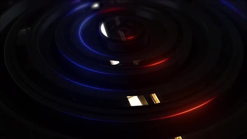Radiant Glowing Circles