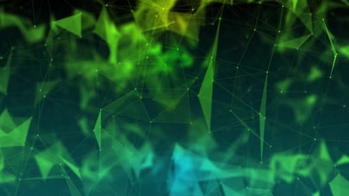 Geometric Digital Plexus Flying Through A Complex Digital Network Technology Big Data