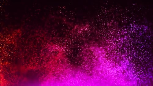 Abstract Multicolor Particles Background Loop V3