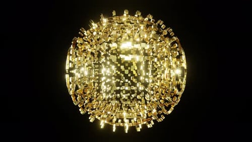 4K Abstract Geometry Animation | Futuristic Digital Technology Background Loop