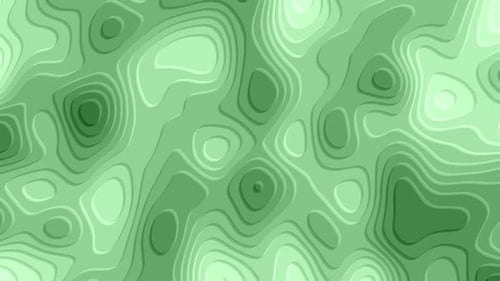HD Green Gradient Swirl Waves | Abstract Distorted Curves Background