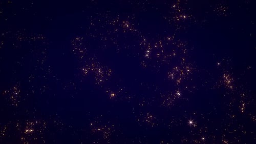 Abstract Elegant Particles