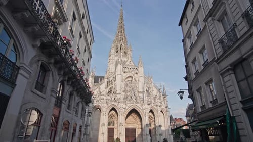 Beautiful Architecture of Eglise Saint Maclou in Rouen France