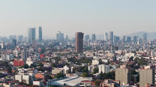 Cityscape Aerial View of Mexico City