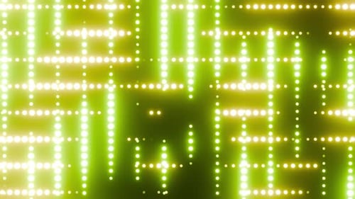 Doubled Colored Lime Green And Yellow Vj Loop Background For Show