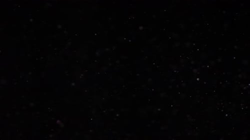 Abstract Dust Particles on a Dark Background