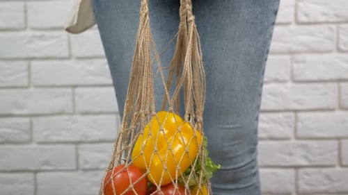 Dulces comestibles en una bolsa