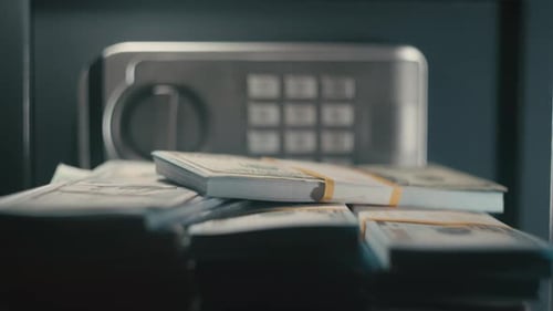 A Safe with Earnings Money