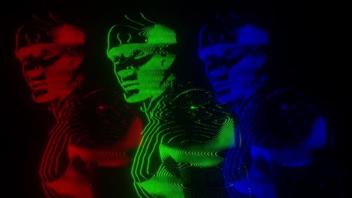 Synthetic Human Modulation Wireframe