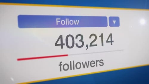 Social Media Followers Statistics Counter