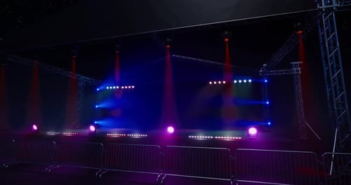 Dynamic Stage Lights Show Reveal