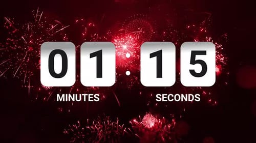 5 Minute Countdown Timer Happy New Year V3
