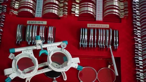 Brillengläser Optiker Werkzeugset für Brillengläser, optisch zur Überprüfung des Sehvermögens