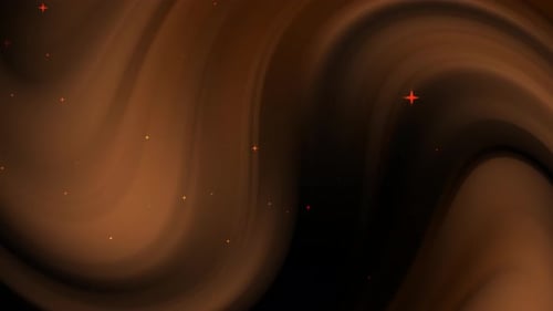 Abstract Fluid Waves Background with Sparkling Particles