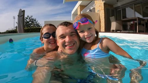 Family Pool Fun at Private Villa