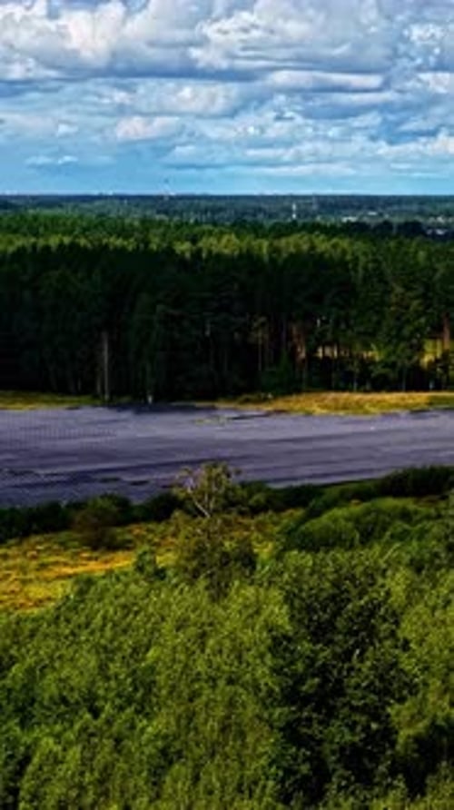 Solar farms.
