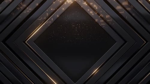 Elegant Black and Gold Geometric Background