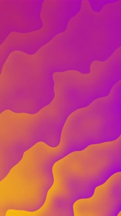 Abstract Fluid Gradient Waves Morphing Seamless Loop