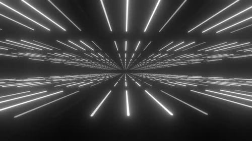 Dynamic geometric pattern with vibrant neon light effects for backgrounds