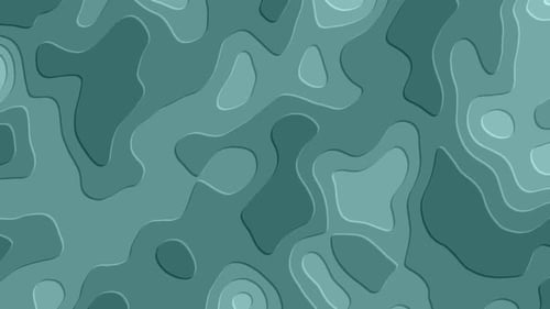 Animated Abstract Organic Contour Lines Motion Background Loop
