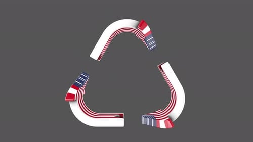 Usa Recycle Arrows + Alpha Channel