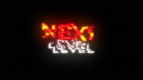 Digital Glitch Text Reveal Opener