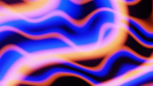 Fluxo de fumaça colorido abstrato