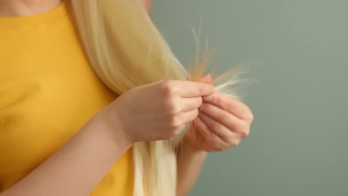 Female Ends of Hair Care Problems