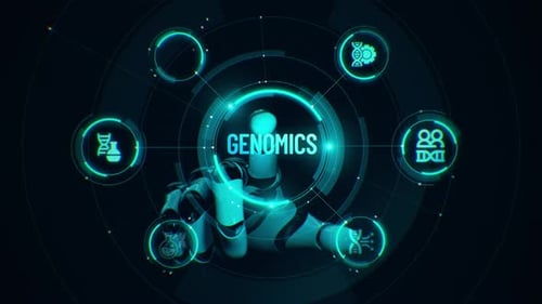 Genomics robotic touchscreen
